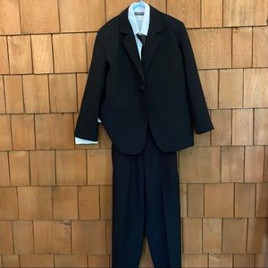 Luca Gabriel youth boy black 5-piece suit size 10
